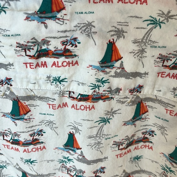 Costal Team Aloha Hawaiian Shirt Size Medium - Picture 3 of 4